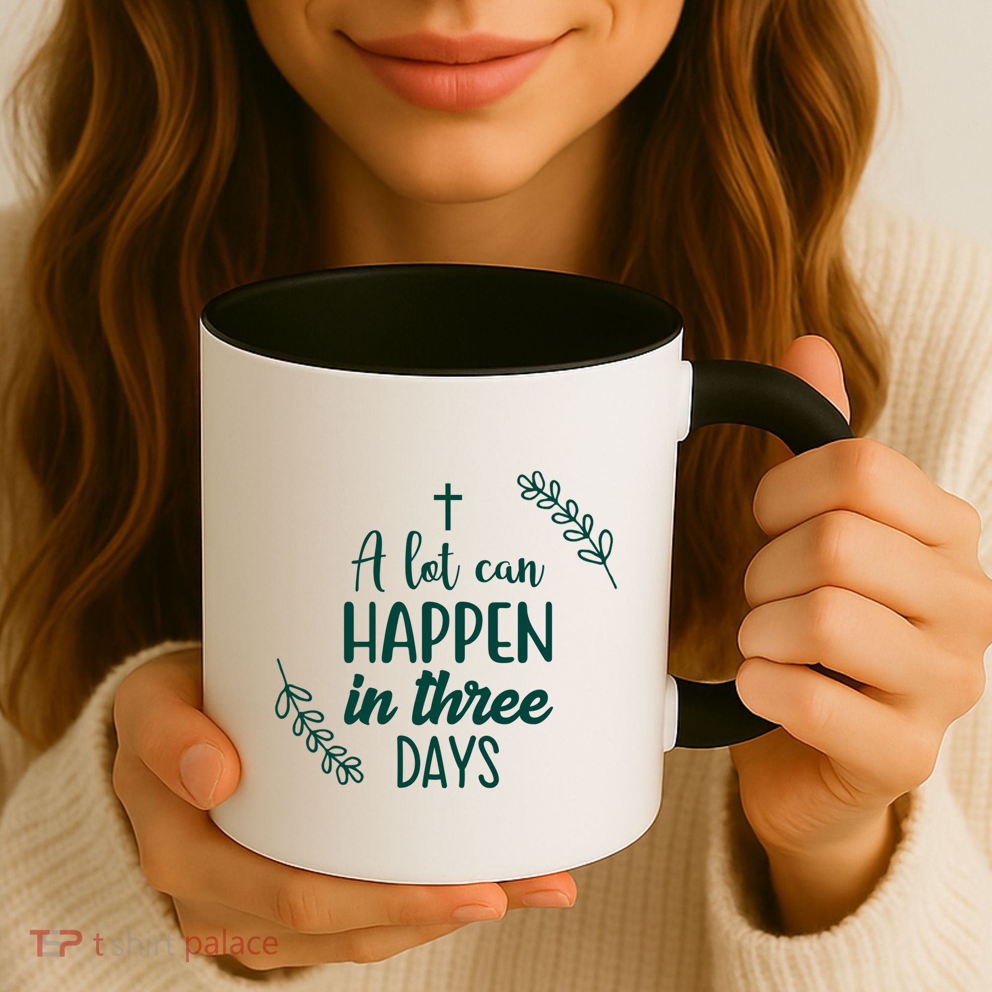 A Lot Can Happen In Three Days Easter Jesus Coffee Mug