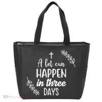 A Lot Can Happen In Three Days Easter Jesus Tote Bag thumb 0