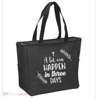A Lot Can Happen In Three Days Easter Jesus Tote Bag thumb 2
