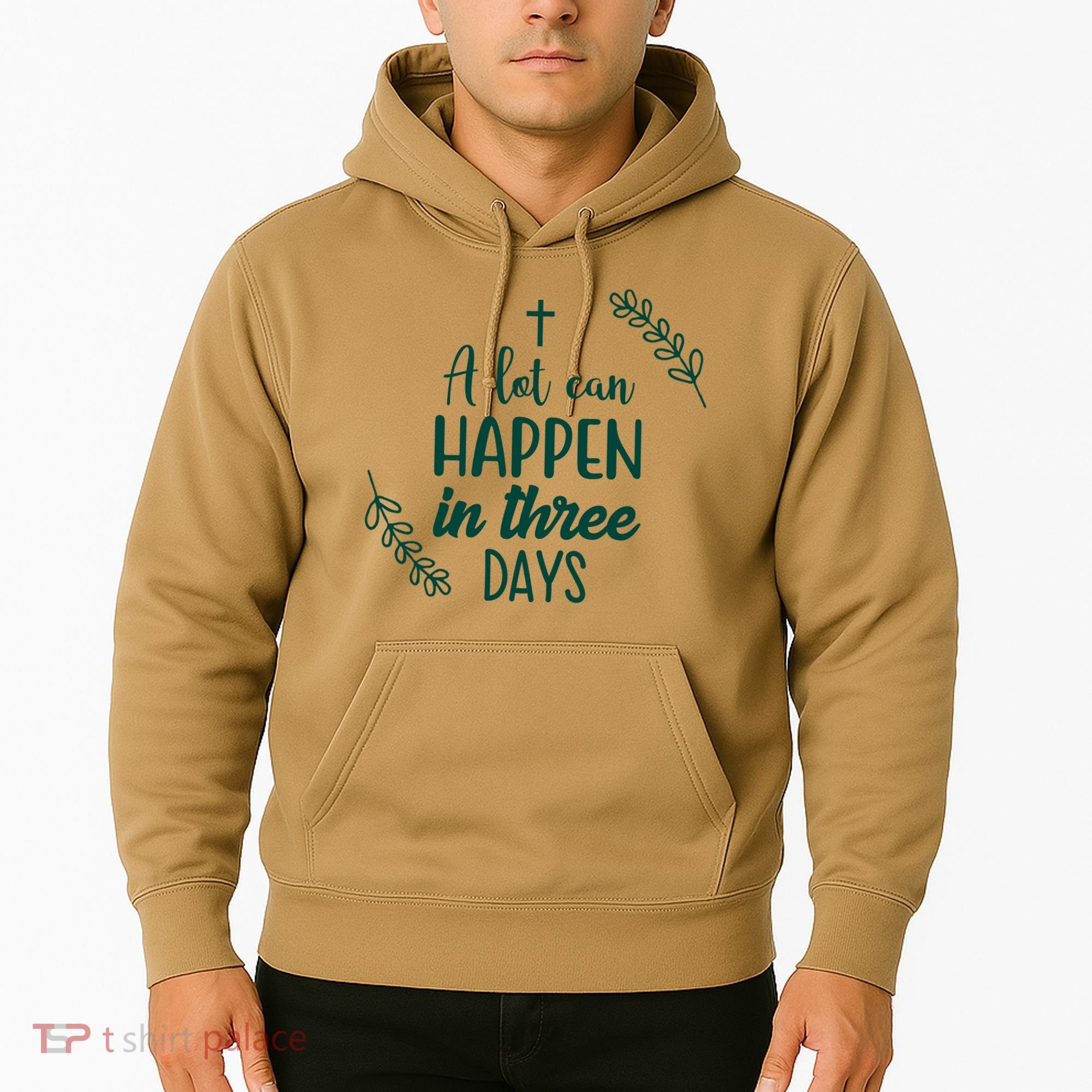 A Lot Can Happen In Three Days Easter Jesus Hoodie