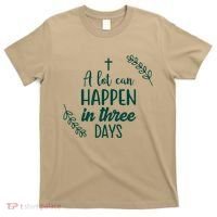 A Lot Can Happen In Three Days Easter Jesus T-Shirt thumb 0