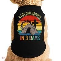 A Lot Can Happen In 3 Days Easter Religious Women Doggie Tank thumb 0