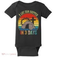 A Lot Can Happen In 3 Days Easter Religious Women Baby Bodysuit thumb 0