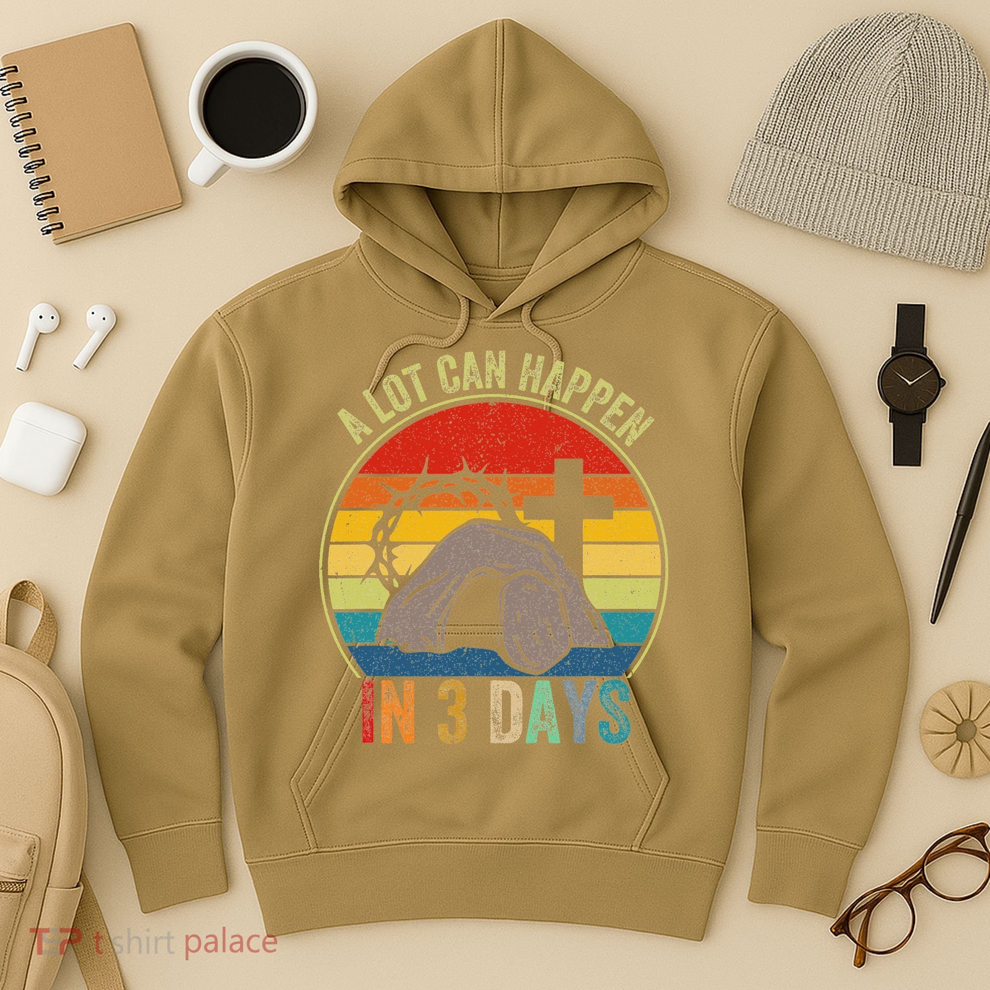 A Lot Can Happen In 3 Days Easter Religious Women Hoodie