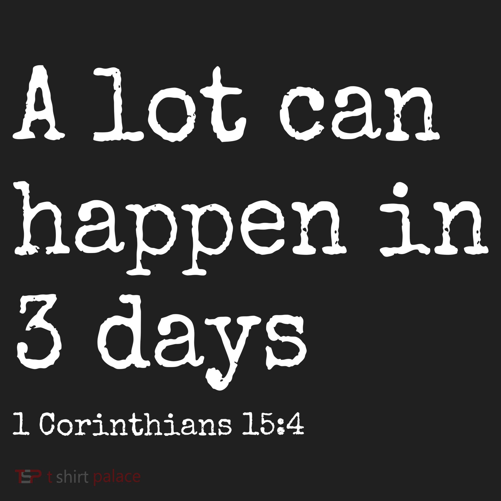 A Lot Can Happen In 3 Days Easter Tumbler
