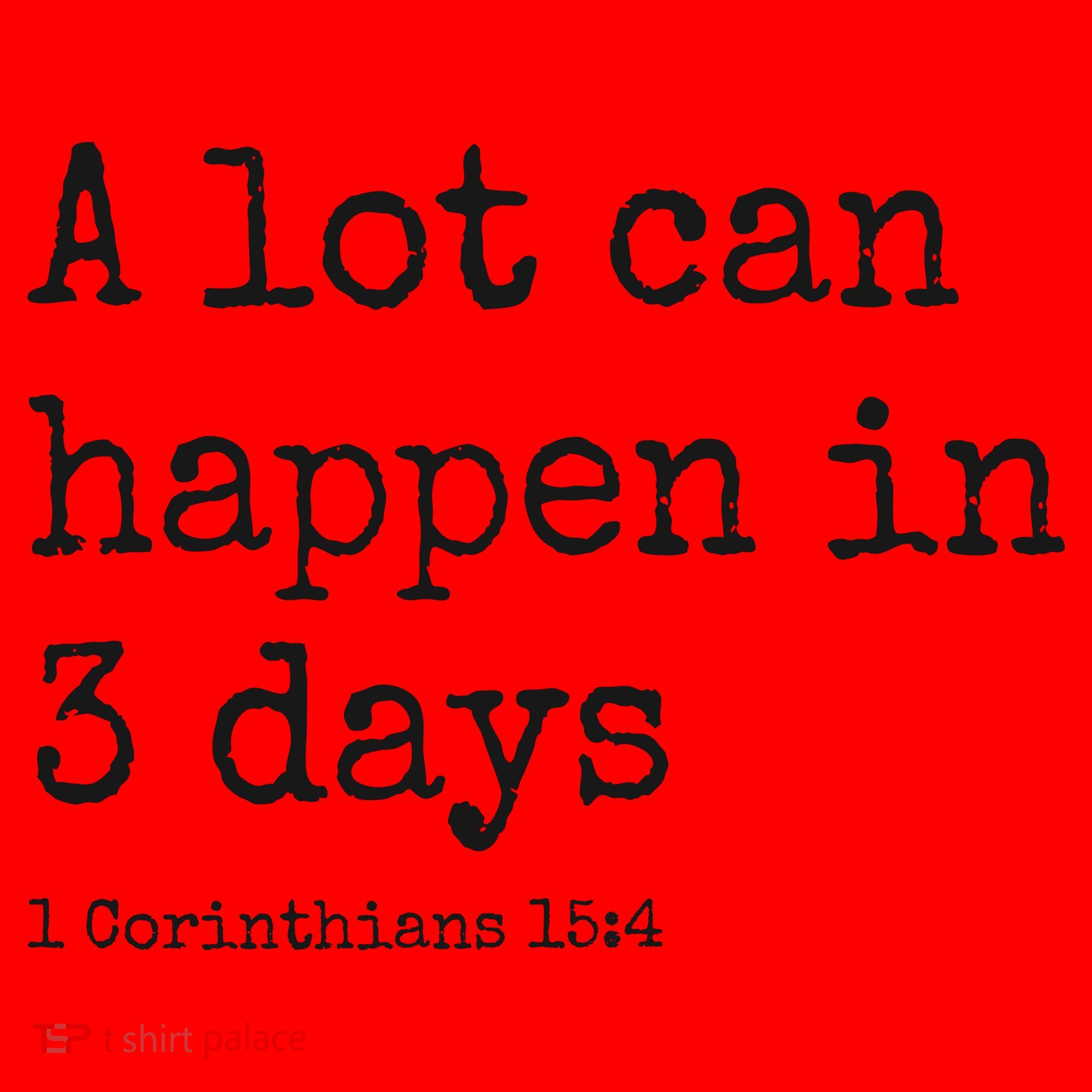 A Lot Can Happen In 3 Days Easter Santa Hat