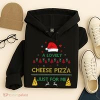 A Lovely Cheese Pizza Alone Funny Kevin X Mas Home Christmas Hoodie thumb 4