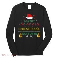 A Lovely Cheese Pizza Alone Funny Kevin X Mas Home Christmas Long Sleeve Shirt thumb 0
