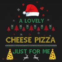 A Lovely Cheese Pizza Alone Funny Kevin X Mas Home Christmas Women's Hoodie thumb 2