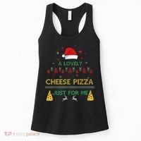 A Lovely Cheese Pizza Alone Funny Kevin X Mas Home Christmas Women's Tank Top thumb 0