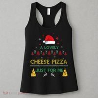 A Lovely Cheese Pizza Alone Funny Kevin X Mas Home Christmas Women's Tank Top thumb 3