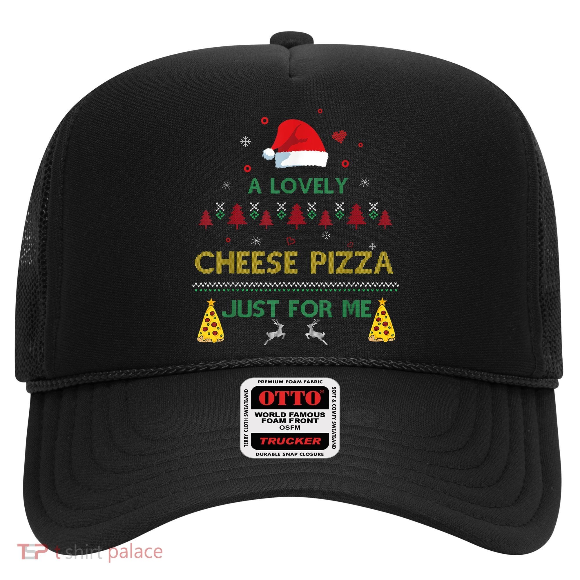 A Lovely Cheese Pizza Alone Funny Kevin X Mas Home Christmas Hat
