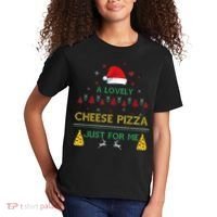 A Lovely Cheese Pizza Alone Funny Kevin X Mas Home Christmas Kids T-Shirt thumb 2