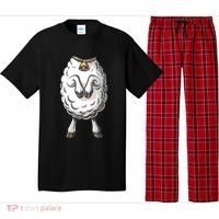 Adult Lamb Costume Pajama Set thumb 0