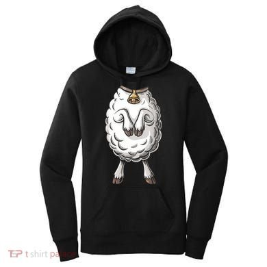 Adult Lamb Costume Women's Hoodie