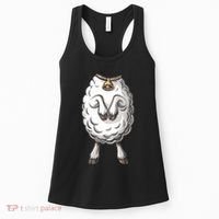 Adult Lamb Costume Women's Tank Top thumb 0