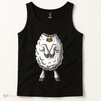 Adult Lamb Costume Tank Top thumb 2