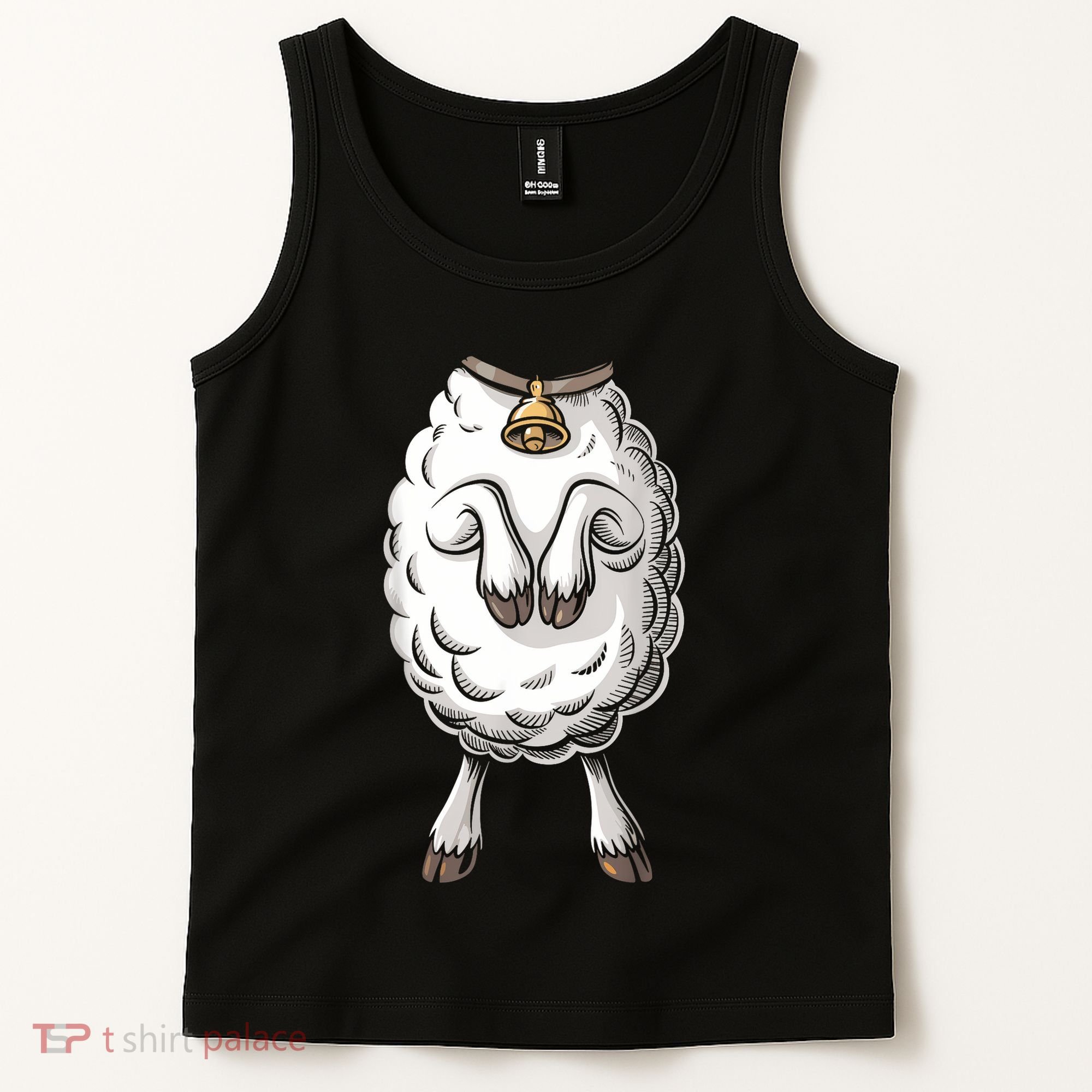 Adult Lamb Costume Tank Top