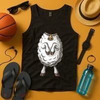 Adult Lamb Costume Tank Top thumb 4