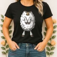Adult Lamb Costume Women's T-Shirt thumb 2