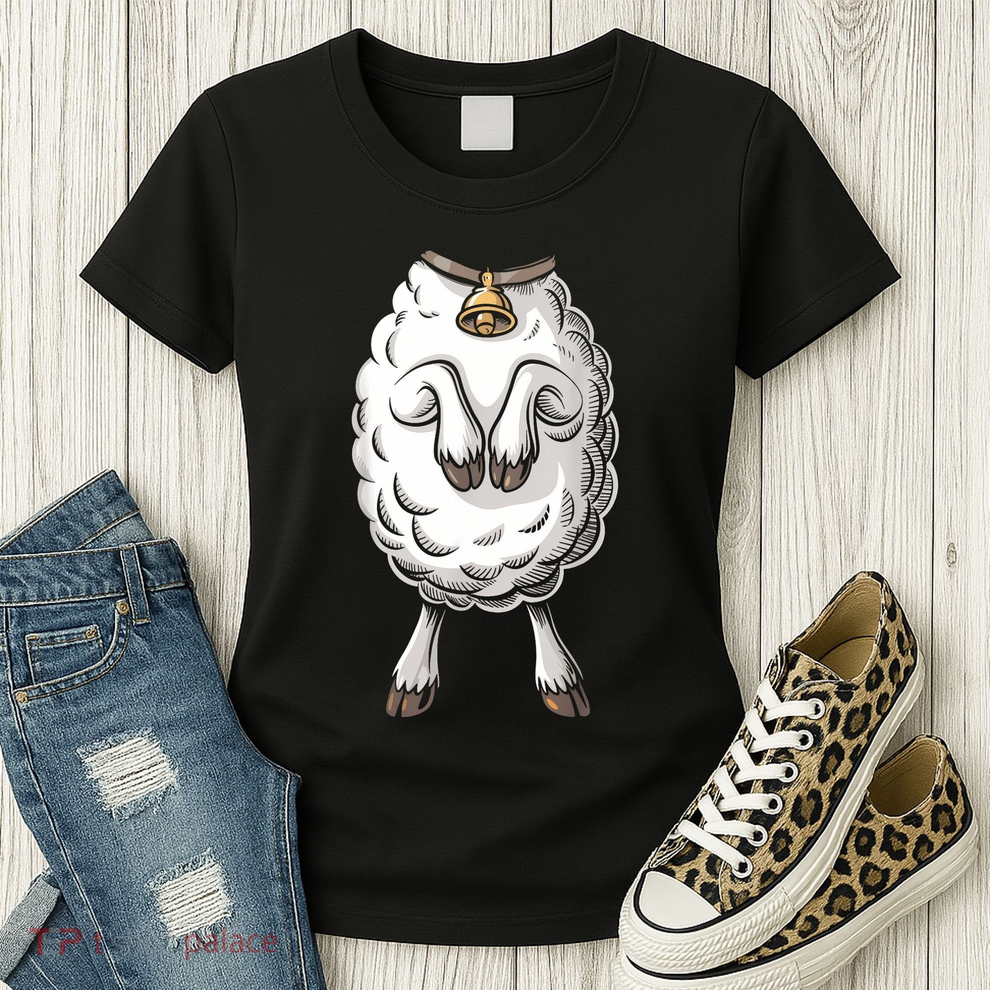Adult Lamb Costume Women's T-Shirt