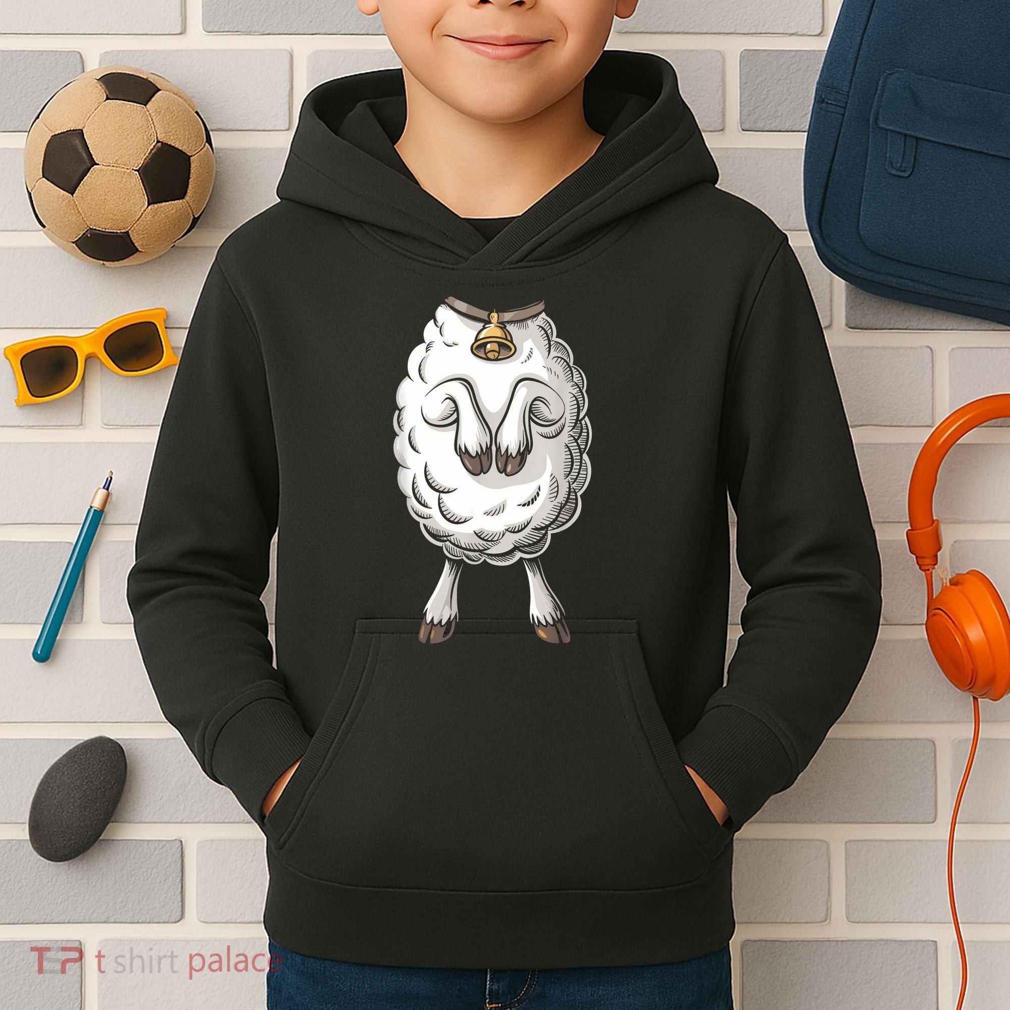 Adult Lamb Costume Kids Hoodie