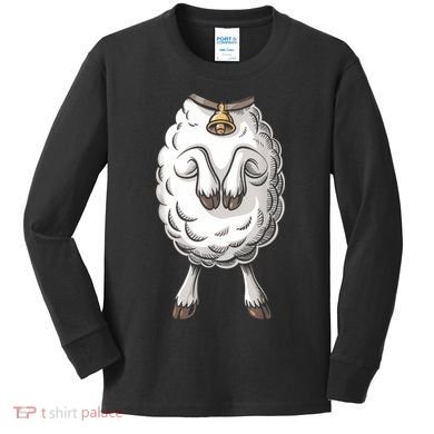 Adult Lamb Costume Kids Long Sleeve Shirt