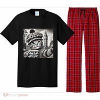 Adorable London Cat Uk Jack Mug With Big Ben Pajama Set thumb 0