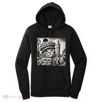 Adorable London Cat Uk Jack Mug With Big Ben Women's Hoodie thumb 0