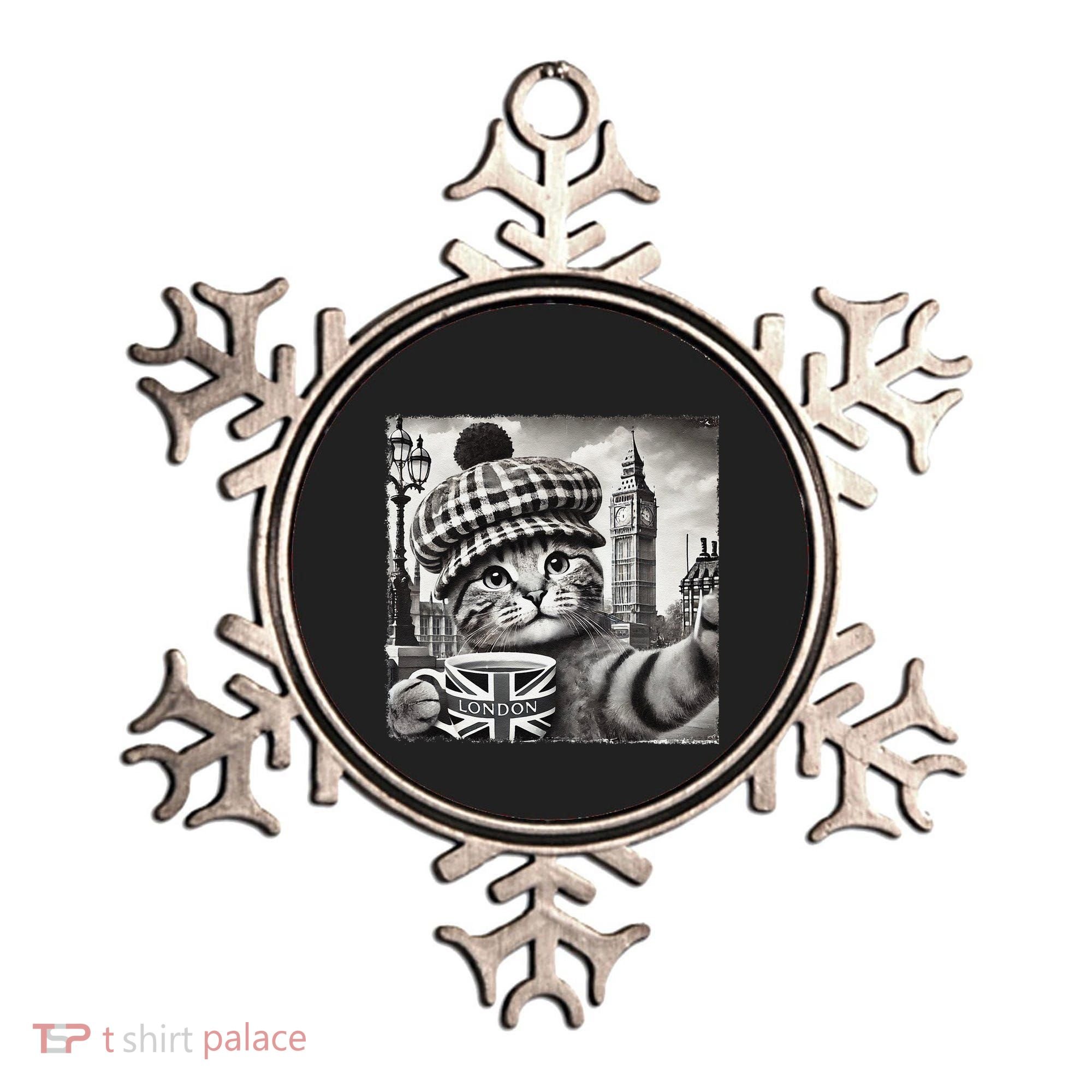 Adorable London Cat Uk Jack Mug With Big Ben Ornament