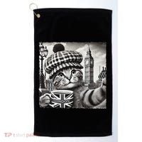 Adorable London Cat Uk Jack Mug With Big Ben Golf Towel thumb 0