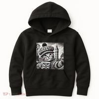 Adorable London Cat Uk Jack Mug With Big Ben Kids Hoodie thumb 0