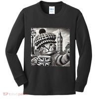Adorable London Cat Uk Jack Mug With Big Ben Kids Long Sleeve Shirt thumb 0