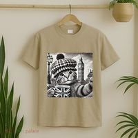 Adorable London Cat Uk Jack Mug With Big Ben T-Shirt thumb 2