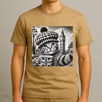 Adorable London Cat Uk Jack Mug With Big Ben T-Shirt thumb 3