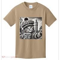 Adorable London Cat Uk Jack Mug With Big Ben Kids T-Shirt thumb 0