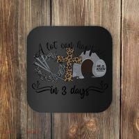 A Lot Can Happen In 3 Days He Is Risen Jesus God Faith Easter Day Coaster thumb 0