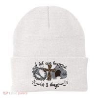 A Lot Can Happen In 3 Days He Is Risen Jesus God Faith Easter Day Beanie thumb 0