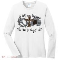 A Lot Can Happen In 3 Days He Is Risen Jesus God Faith Easter Day Women's Long Sleeve Shirt thumb 0