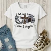A Lot Can Happen In 3 Days He Is Risen Jesus God Faith Easter Day Women's T-Shirt thumb 3