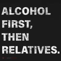 Alcohol First Then Relatives Bucket Hat thumb 4