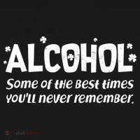 Alcohol Some of the Best Times You'll Never Remember Doggie Tank thumb 4