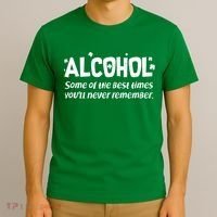 Alcohol Some of the Best Times You'll Never Remember T-Shirt thumb 3