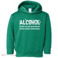 Alcohol Some of the Best Times You'll Never Remember Toddler Hoodie thumb 0