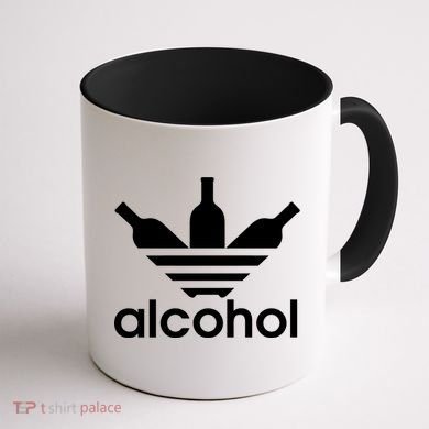 Alcohol Sports Logo Coffee Mug back