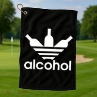 Alcohol Sports Logo Golf Towel thumb 1