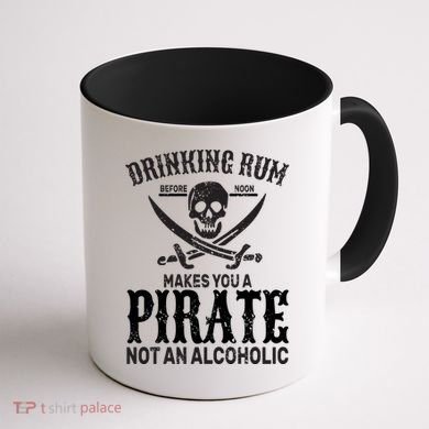 Alcoholic Pirate Coffee Mug back