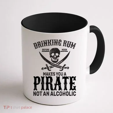 Alcoholic Pirate Coffee Mug back