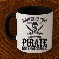 Alcoholic Pirate Coffee Mug thumb 2