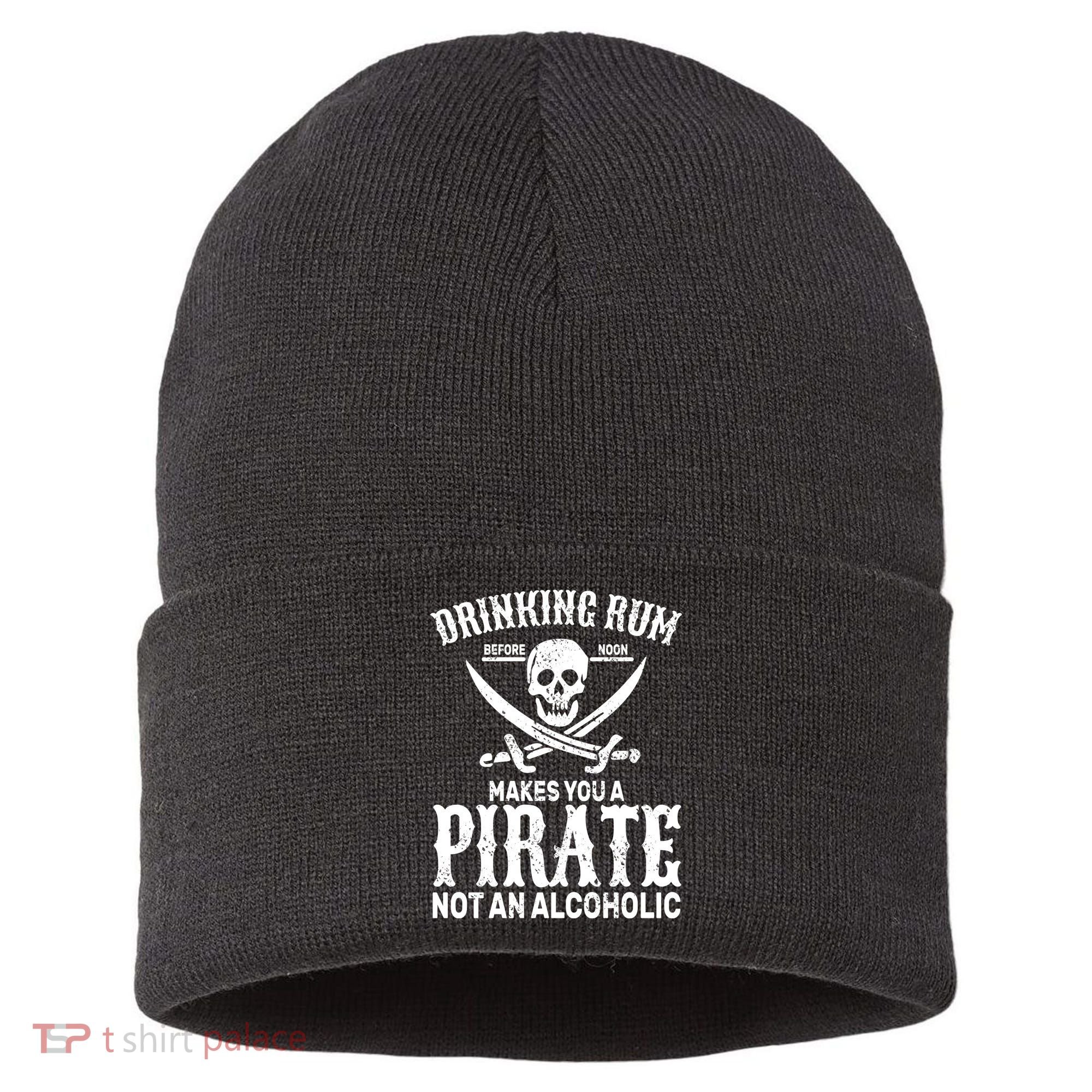 Alcoholic Pirate Sustainable Knit Beanie